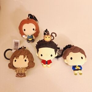NWT "FRIENDS" Characters Bag Clip Set Adorable Memorabelia